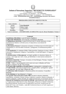 Istituto d`Istruzione Superiore “BENEDETTI