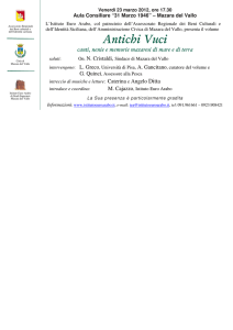 Antichi Vuci - Istituto Euroarabo di Mazara del Vallo