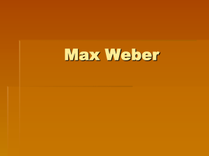 Max Weber