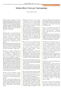 Stefano Ricci: l`arte per l`antropologia