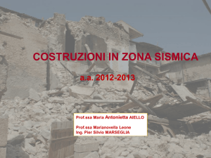Il terremoto teoria ed esempi di danni - Prof. Aiello