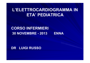 ECG età pediatrica