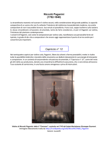 Niccolò Paganini (1782-1840) Capriccio n° 12