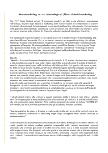 Neuromarketing, ovvero la tecnologia al (dis)servizio
