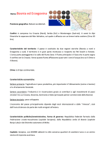 Nome: Bosnia ed Erzegovina