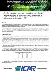 Scelta e posizionamento TA