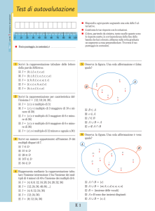 Insiemi e relazioni - Zanichelli online per la scuola
