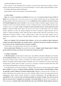 Feuerbach - Corso di Filosofia