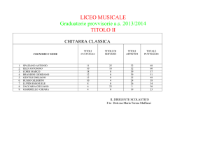 chitarra classica tit. ii