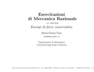 Esercitazioni di Meccanica Razionale - VUK Elena