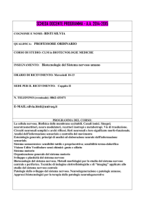 Biotecnologie del sistema nervoso umano