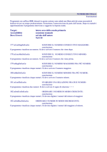 numeri decimali - Il software di Cesare