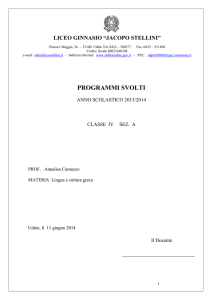IVA Greco - Liceo classico "Jacopo Stellini"