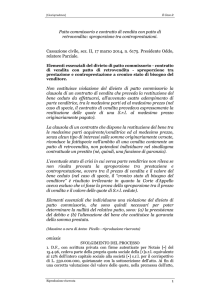 Patto commissorio e contratto di vendita con patto di retrovendita
