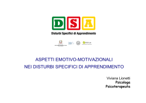 Aspetti emotivo-motivazionali nei DSA