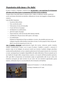 Propedeutica della danza o Pre-Ballet