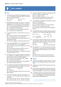 test e quesiti - Zanichelli online per la scuola