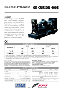 ge cursor 400e - Cecchetti Energia Srl