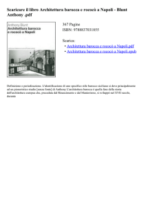 Scaricare il libro Architettura barocca e rococò a Napoli