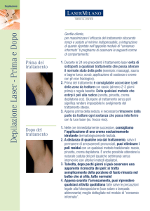 Depilazione Laser - Prima e Dopo