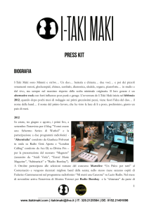 Bio + Press-kit - I