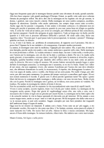 Oggi non frequento quasi più le montagne famose perché sono