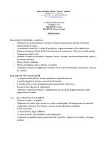 Fisica - “copernico” – pavia