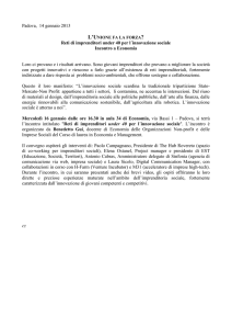 reti di imprenditori under 40 per l´innovazione