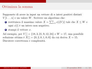 Ottimizza la somma