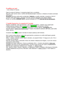 Il conflitto con i goti