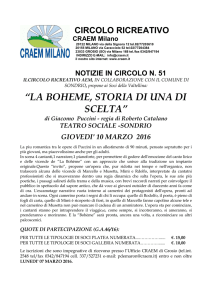 la boheme, storia di una di scelta