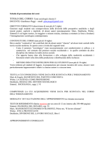 Poggi - Temi sociologici classici I
