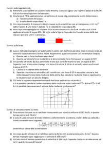 Esercizi di fisica 4