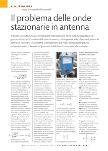 Il problema delle onde stazionarie in antenna