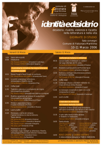 Lo storico manifesto del convegno di Falconara del 10, 11 marzo 2006