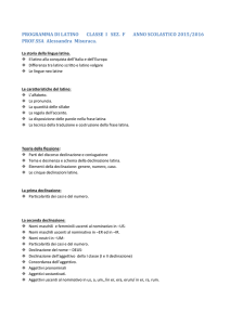 LATINO 1F - Liceo Touschek
