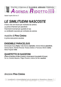 le similitudini nascoste - Teatro Comunale di ferrara