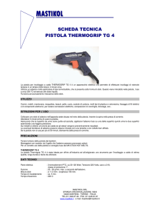 scheda tecnica