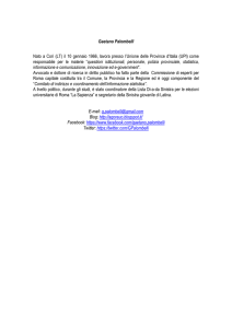 Gaetano Palombelli Nato a Cori