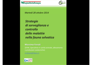 Strategie di sorveglianza e controllo delle malattie nella fauna
