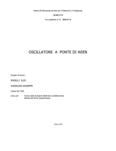 OSCILLATORE A PONTE DI WIEN