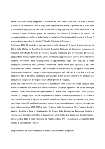 biografia mons Bregantini