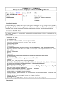 Citologia e Istologia