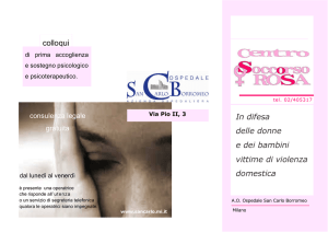 In difesa delle donne e dei bambini vittime di violenza domestica