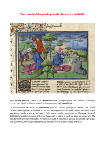 Due novelle della quarta giornata: Tancredi e Lisabetta