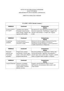 ECONOMIA AZIENDALE I AFM (biennio comune)