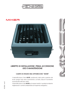 manuale mixer - G20 Engineering srl