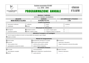 programmazione annuale - Istituto Cellini Valenza