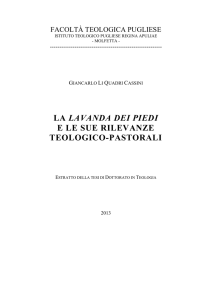 vedi la copertina e presentazione della Tesi