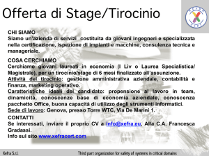 Offerta di Stage/Tirocinio